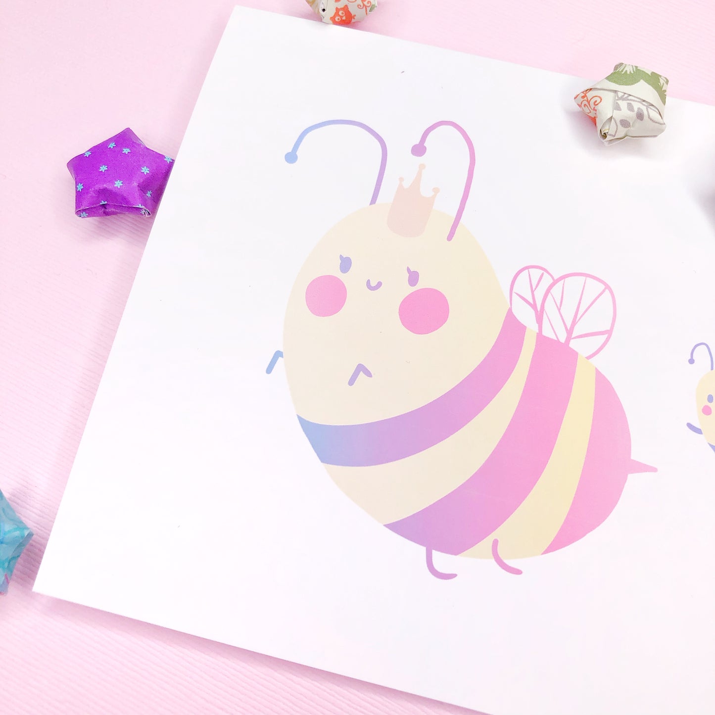 Cute Happy Mother's Day to the Queen Bee Card with Baby Bees