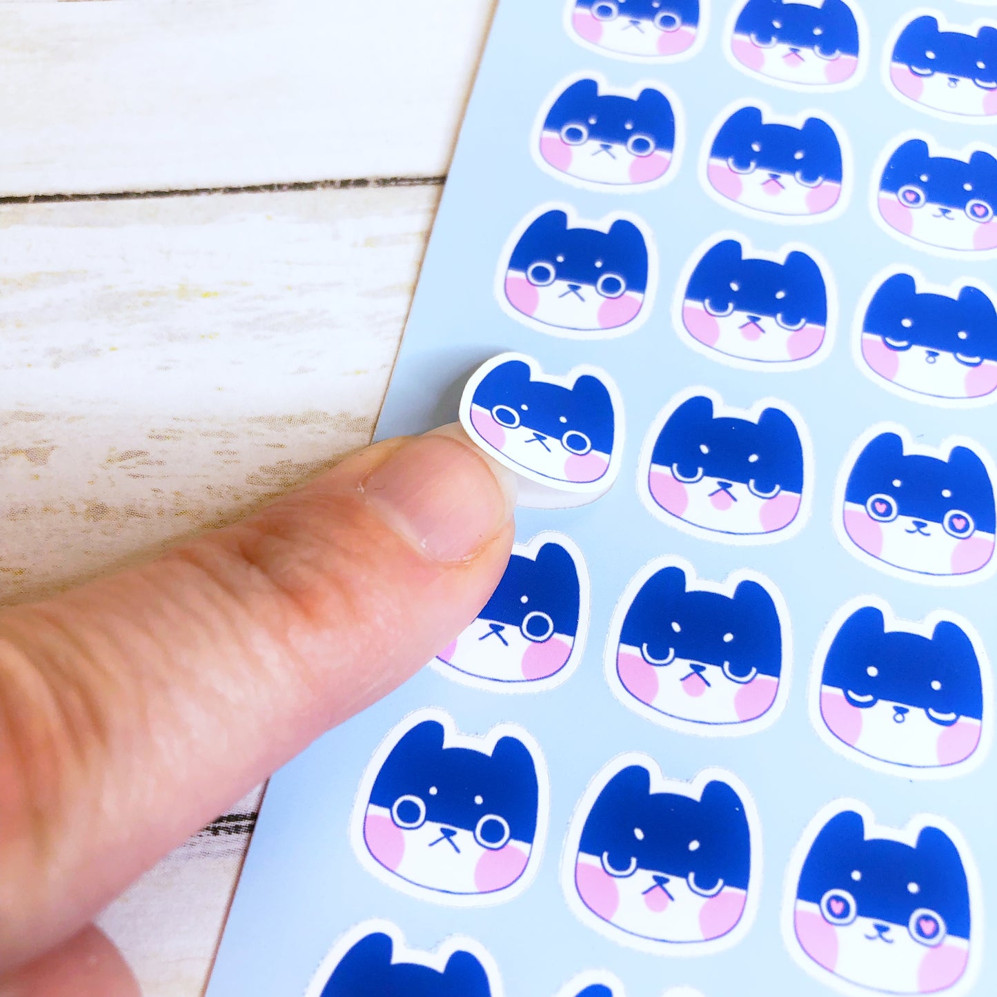 Cute Kawaii Kitty Cat Mood Tracker Stickers for Planners, Journals and more!