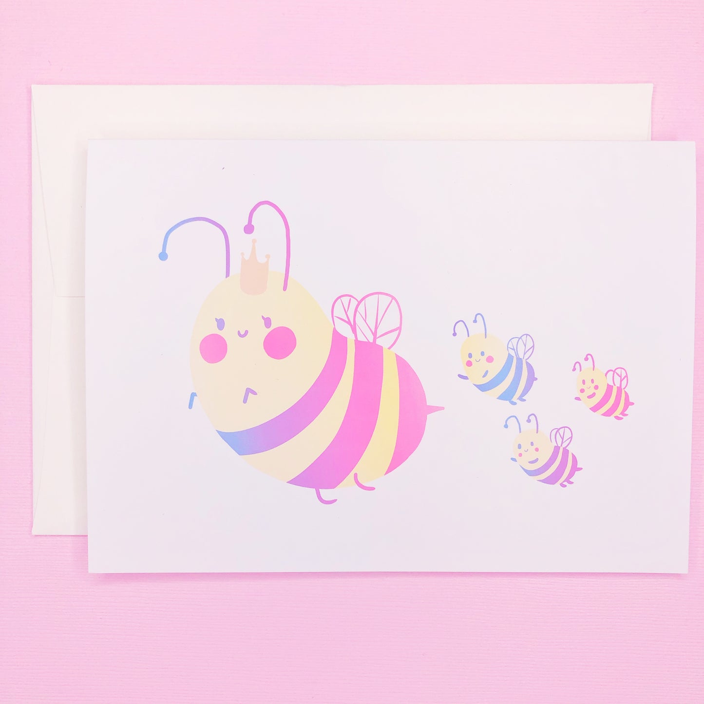 Cute Happy Mother's Day to the Queen Bee Card with Baby Bees