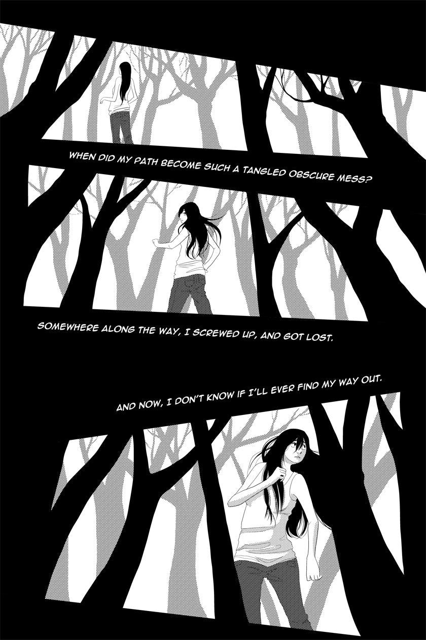 Fine Sometimes Rain - A Graphic Novel about Overcoming Depression