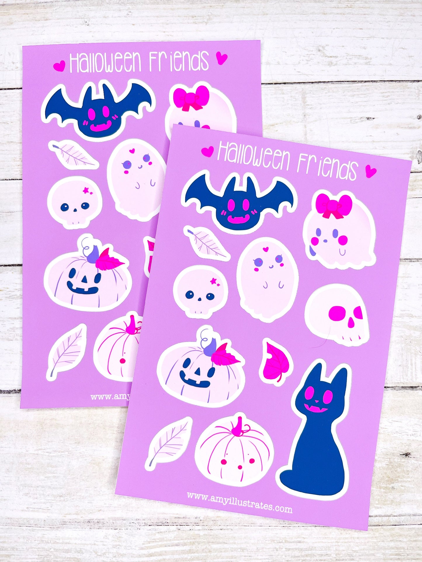 Cute Pastel Goth Halloween Stickers for Journaling, Scrapbooking, Decorating and more!